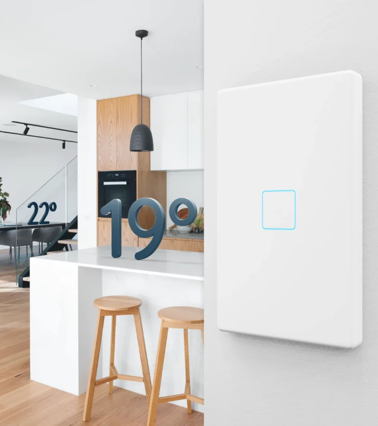 AirTouch Intelligent Temperature Sensor mounted in a room